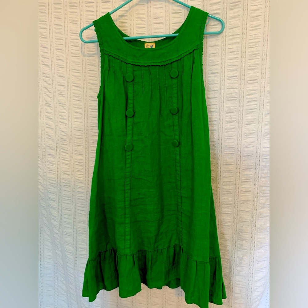 Edme and Esyllte green slip-on dress size small